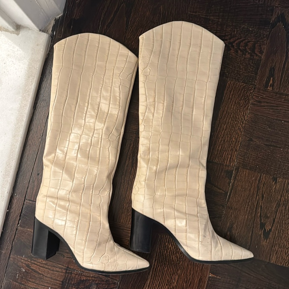 Schutz cowboy boots 6.5